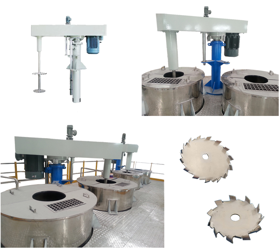 回轉(zhuǎn)式液壓升降分散機 攪拌釜成套