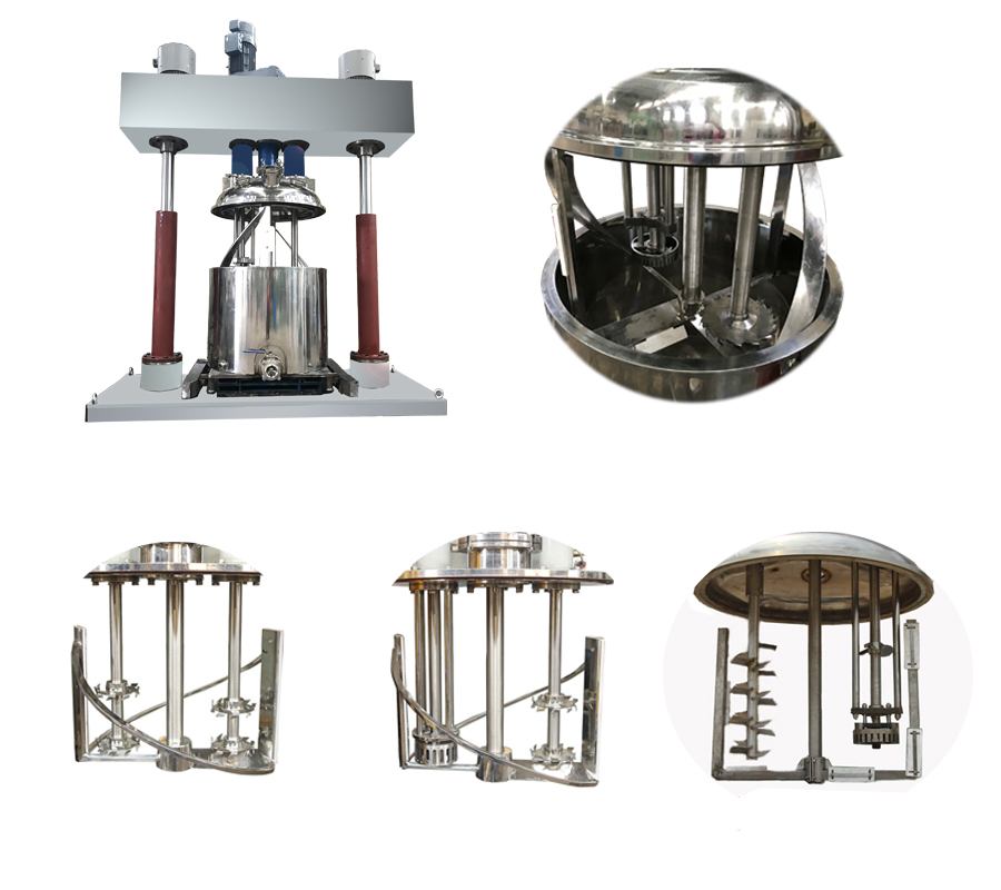 高粘度三軸分散攪拌機(jī)